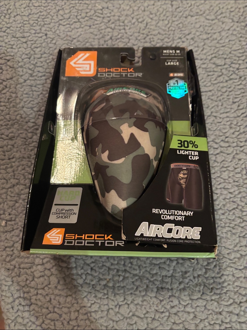 NWT AirCore compression shorts with hard cup